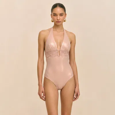 Room 24 Women's Ibiza One Piece Rose Gold