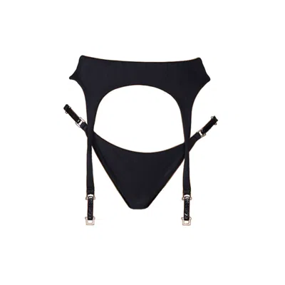 Room 24 Women's Mindy Garter Belt Black
