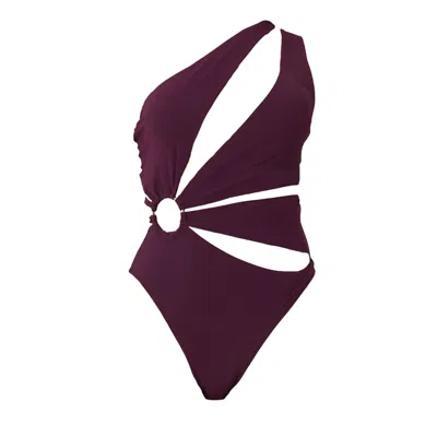 Room 24 Women's Red Cara One Piece Bordeaux