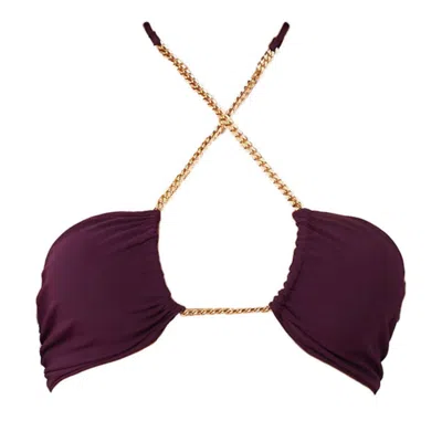 Room 24 Women's Red Maria Top Bordeaux