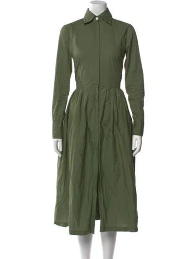 Pre-owned Room 502 Long Dress In Green