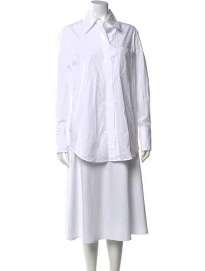 Pre-owned Room 502 Long Dress W/ Tags In White