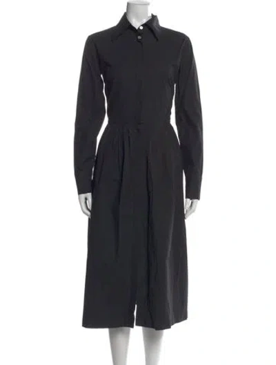 Pre-owned Room 502 Midi Length Dress In Black