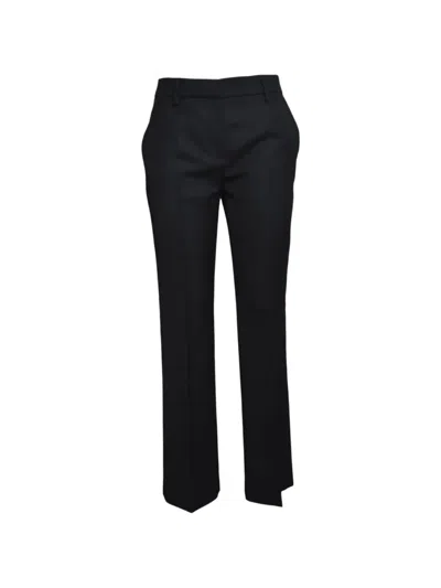 Room 52 Pressed-crease Tailored Trousers In Black
