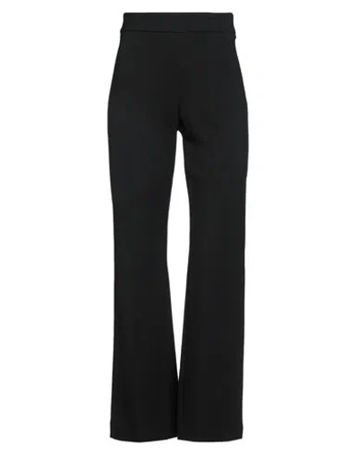 ROOM 52 ROOM 52 WOMAN PANTS BLACK SIZE 2 VISCOSE, POLYAMIDE, ELASTANE