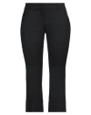 Room 52 Woman Pants Black Size 8 Polyester, Wool, Elastane