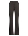 Room 52 Woman Pants Chocolate Brown Size 10 Viscose, Polyamide, Elastane In Brown
