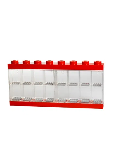 Room Copenhagen Kids' Lego 16 Minifigure Display Case In Red