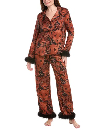 Room Service 2pc Ariana Pajama Set In Pattern