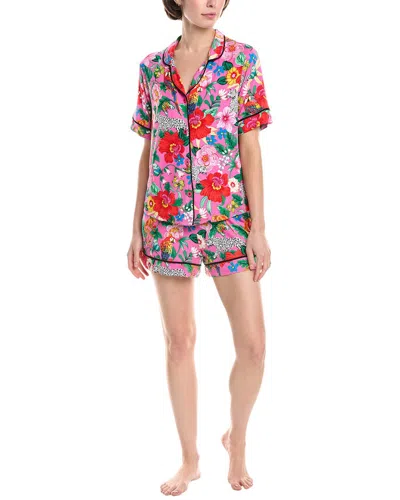 ROOM SERVICE 2PC ASPEN PAJAMA SHIRT & SHORT SET