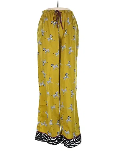 Pre-owned Room Service Casual Pants In Yellow