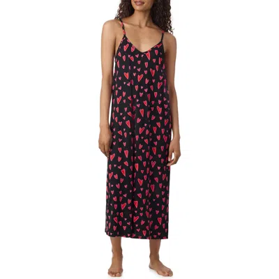 Room Service Pjs Maxi Chemise In Brown