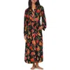 Room Service Pjs Print Long Robe In Multi