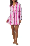 Room Service Pjs Print Nightshirt In Pink