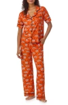 Room Service Pjs Print Pajamas In Multi