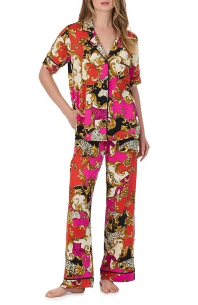 Room Service Pjs Print Pajamas In Multi
