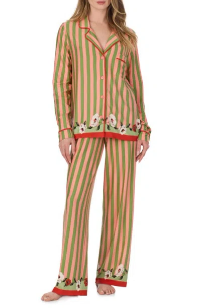 Room Service Pjs Print Pajamas In Multi