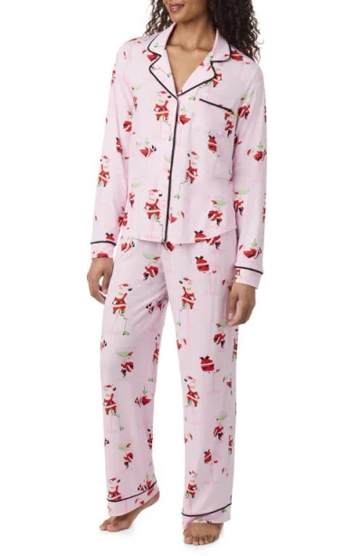 Room Service Pjs Print Pajamas In Pink