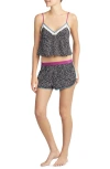 Room Service Pjs Room Service Satin Crop Camisole In Brown
