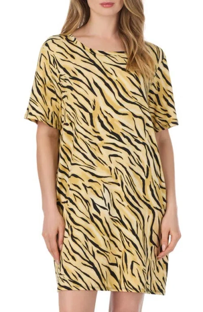 Room Service Pjs Short Sleeve Nightshirt In Multi
