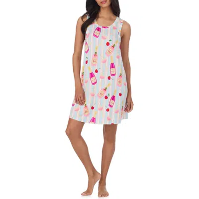 Room Service Pjs Sleeveless Nightshirt In Blue