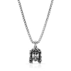 Room101 Jesus Pendant Sterling Silver In Silver