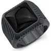 Room101 Onyx Block Ring In Black