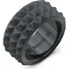 Room101 Punk Rock Ring In Black