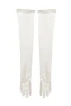 Room76 Opera Gloves In White