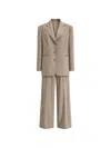 Room76 Pinstripe-pattern Pattern Suit In Neutral