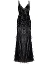 Room76 Long Dress In Black