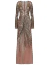 ROOM76 SEQUIN-EMBELLISHED GATHERED DRESS