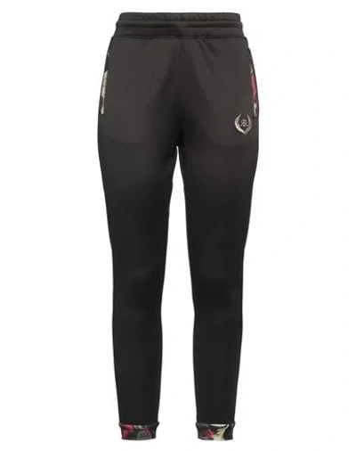 Roone Roman Woman Pants Black Size L Polyester, Elastane