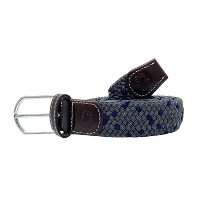 Roostas Men's Boulder Stretch Belt In Grey/navy In Brown