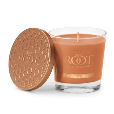 Root Candles Amber And Oak Scented Jar Candle