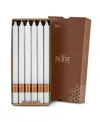 Root Candles Arista 12" Taper Candle Set, 12 Piece In White
