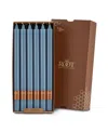 Root Candles Arista 12" Taper Candle Set, 12 Piece In Williamsburg Blue