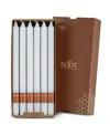 Root Candles Arista Timberline 12" Taper Candle Set, 12 Piece In White