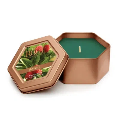 Root Candles Bayberry Scented Jar Candle In Dark Green