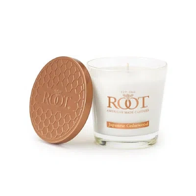 Root Candles Japanese Cedarwood Scented Jar Candle In Natural