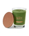 Root Candles Large Veriglass Hosta Fragrance Jar Candle In Dark Olive