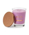 Root Candles Large Veriglass Lavender Vanilla Fragrance Jar Candle In Pink