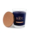 Root Candles Large Veriglass Seaside Harbor Fragrance Jar Candle In Abyss Navy