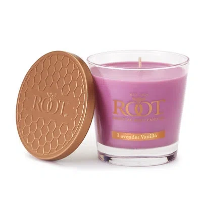 Root Candles Lavender Vanilla Scented Jar Candle In Purple