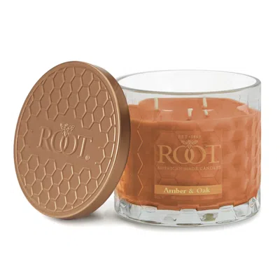 Root Candles Legacy Collection Luxury Scented Candle - Amber & Oak - 12 oz
