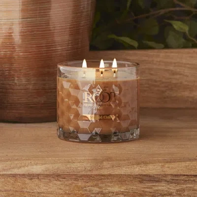 Root Candles Mulled Cider Scented Jar Candle In Brown