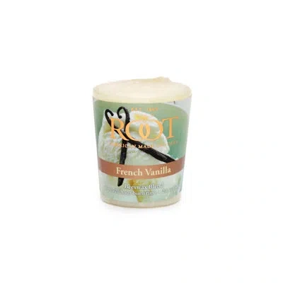 Root Candles Root French Vanilla Scented Votive Candle In Ivory