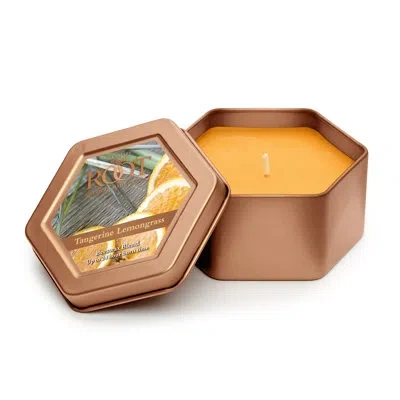 Root Candles Root Tangerine Lemongrass Scented Jar Candle In Mandarin
