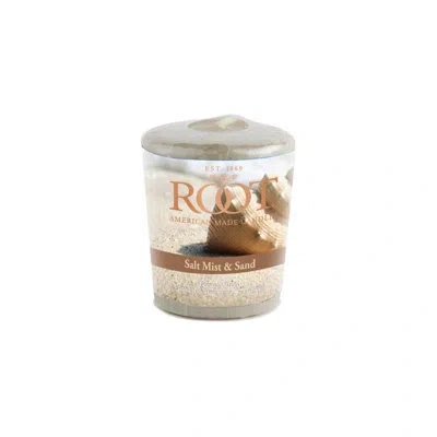 Root Candles Salt Mist And Sand Scented Votive Candle In Natural Sand