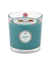 Root Candles Seeking Balance 2 Wick Awaken Basil Lime Spa Jar Candle, 12 oz In Aqua
